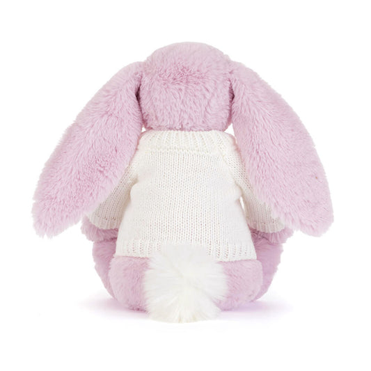 Thistlepop Blossom Luxe Bunny With Personalized Cream Jumper - US 6329