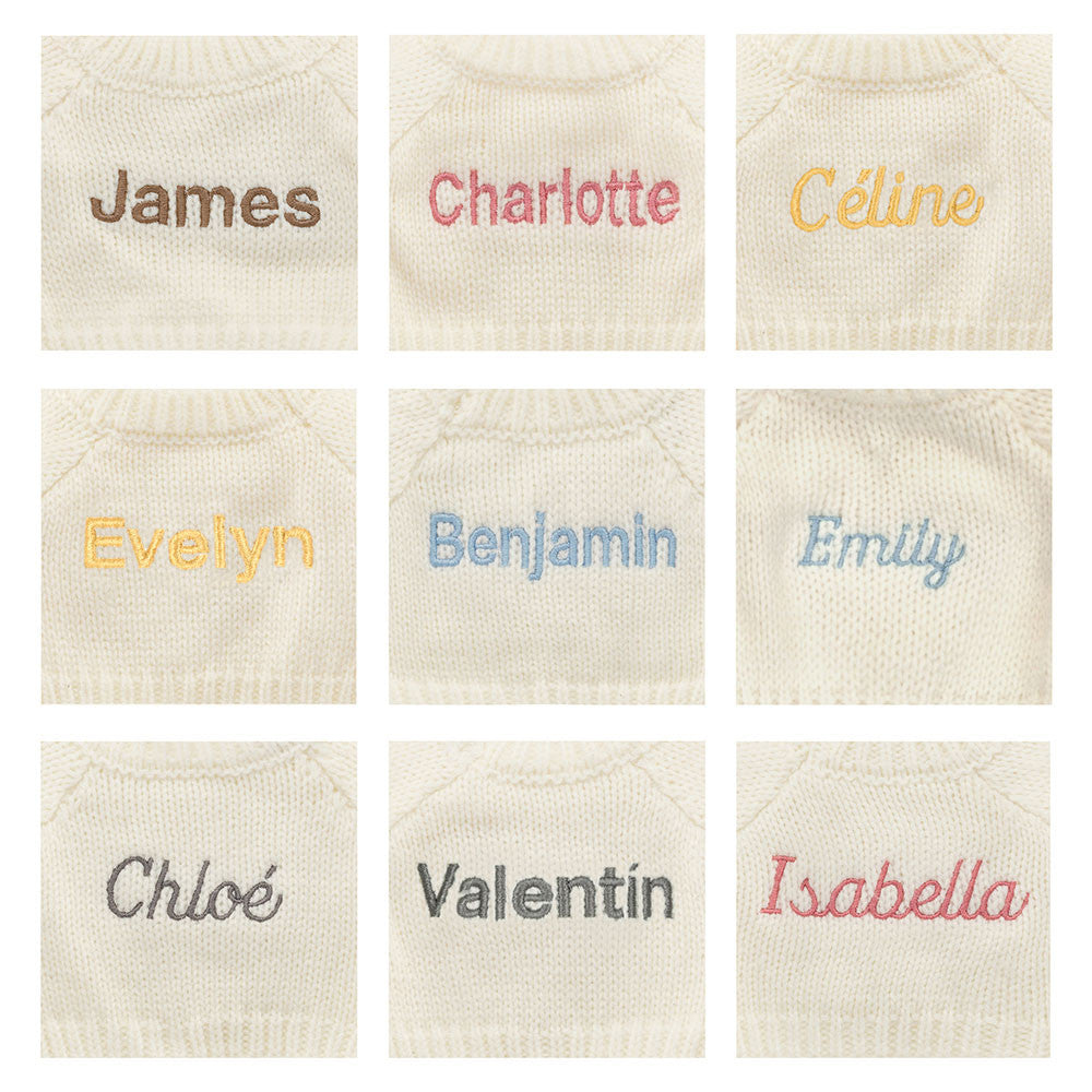 Bashful Luxe Bunny Rosa With Personalized Cream Jumper - US 4248