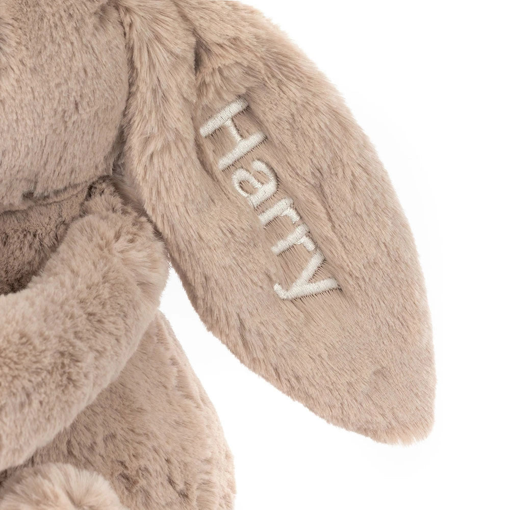 Personalized Bashful Beige Bunny 'Birthday' - US 7849