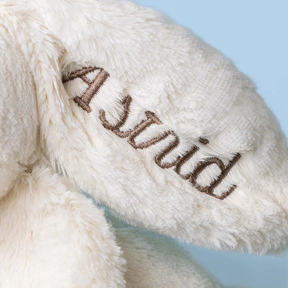 Personalized Cream Bunny With Star - US 9362