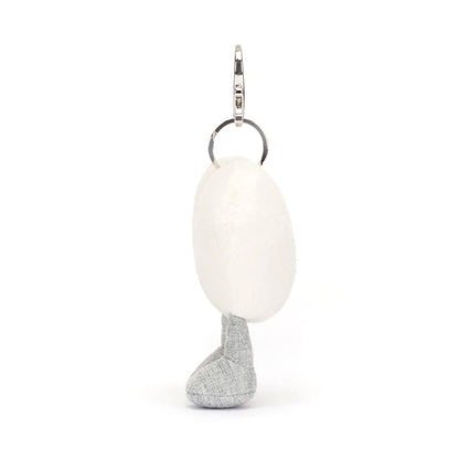 Amuseables Cream Heart Bag Charm - US 7624