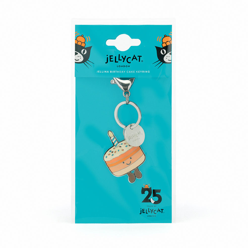 Amuseables Jellina Birthday Cake Keyring - US 7690