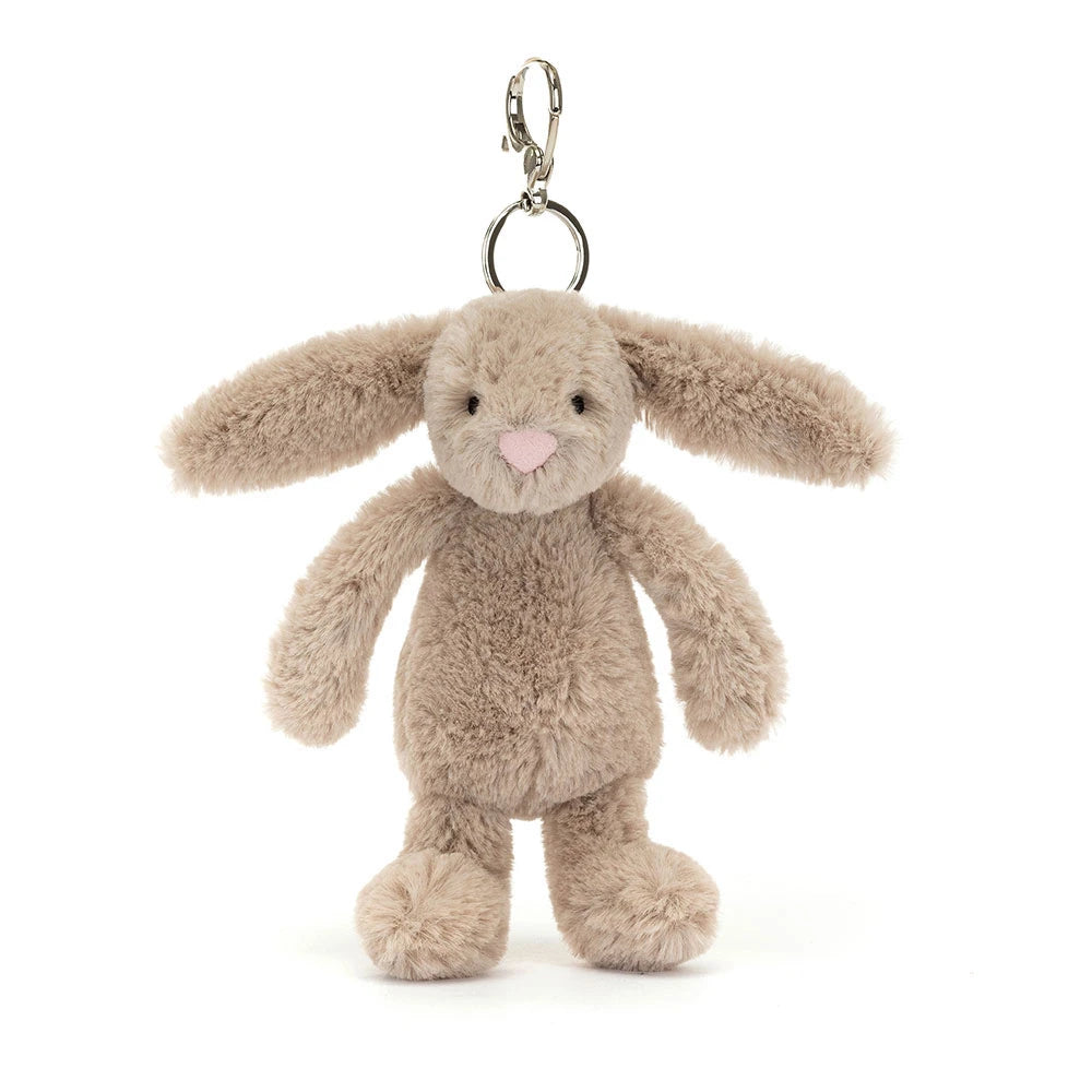 Bashful Beige Bunny Bag Charm - US 3947