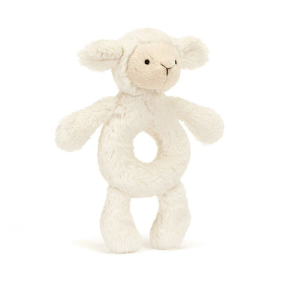 Bashful Lamb Ring Rattle - US 7652