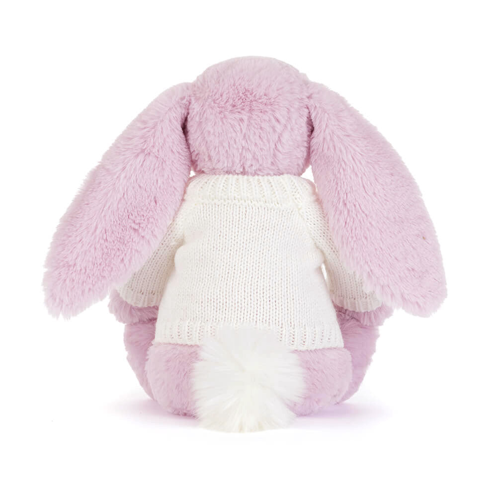 Thistlepop Blossom Luxe Bunny With Personalized Cream Jumper - US 6329