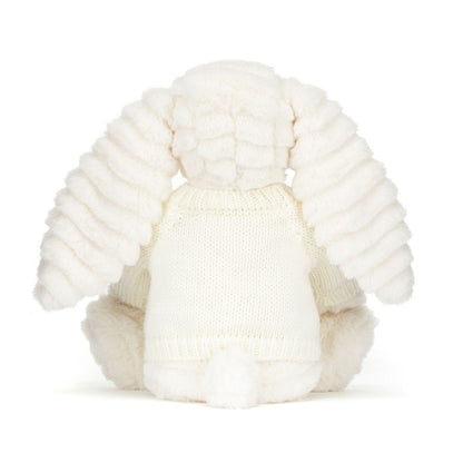Bashful Luxe Bunny Nimbus With Personalized Cream Jumper - US 7828
