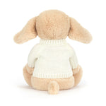 Bashful Luxe Puppy Orlando With Personalized Cream Jumper - US 5068