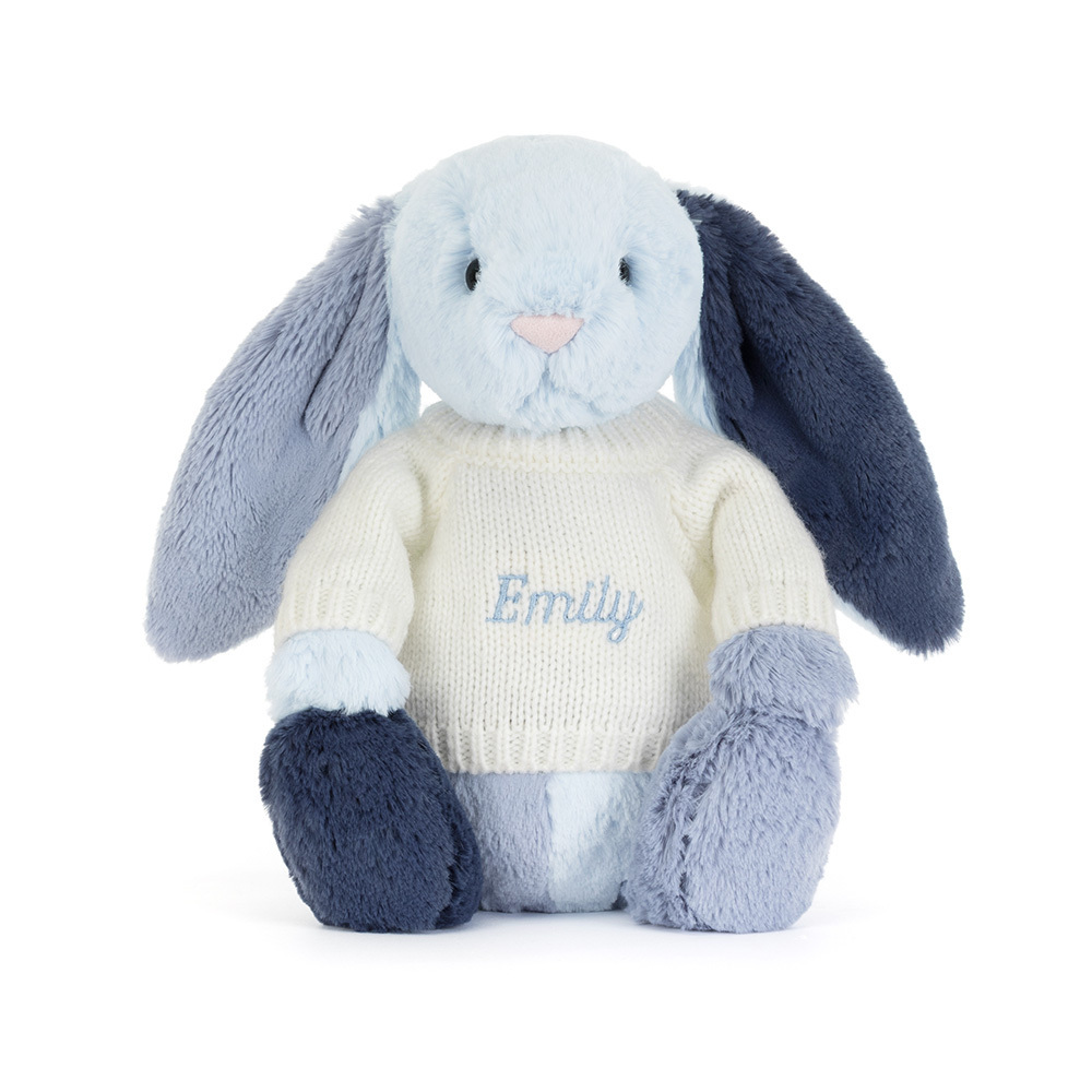 Puddlesea Bunny With Personalized Cream Jumper - US 3122