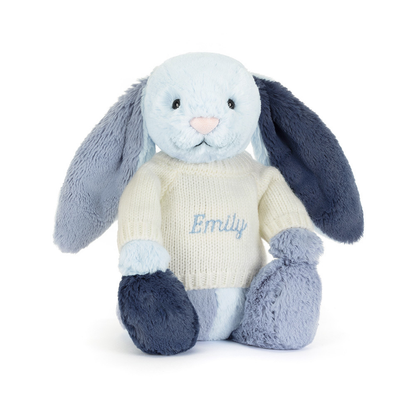 Puddlesea Bunny With Personalized Cream Jumper - US 3122