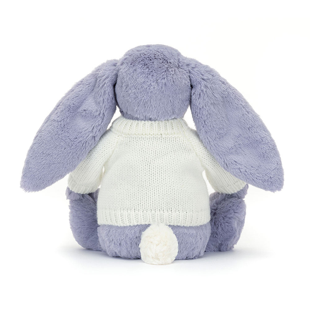 Bashful Viola Bunny With Personalized Cream Jumper - US 5336