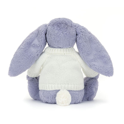 Bashful Viola Bunny With Personalized Cream Jumper - US 5336