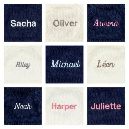 Bashful Luxe Bunny Nimbus With Personalized Navy Jumper - US 5967