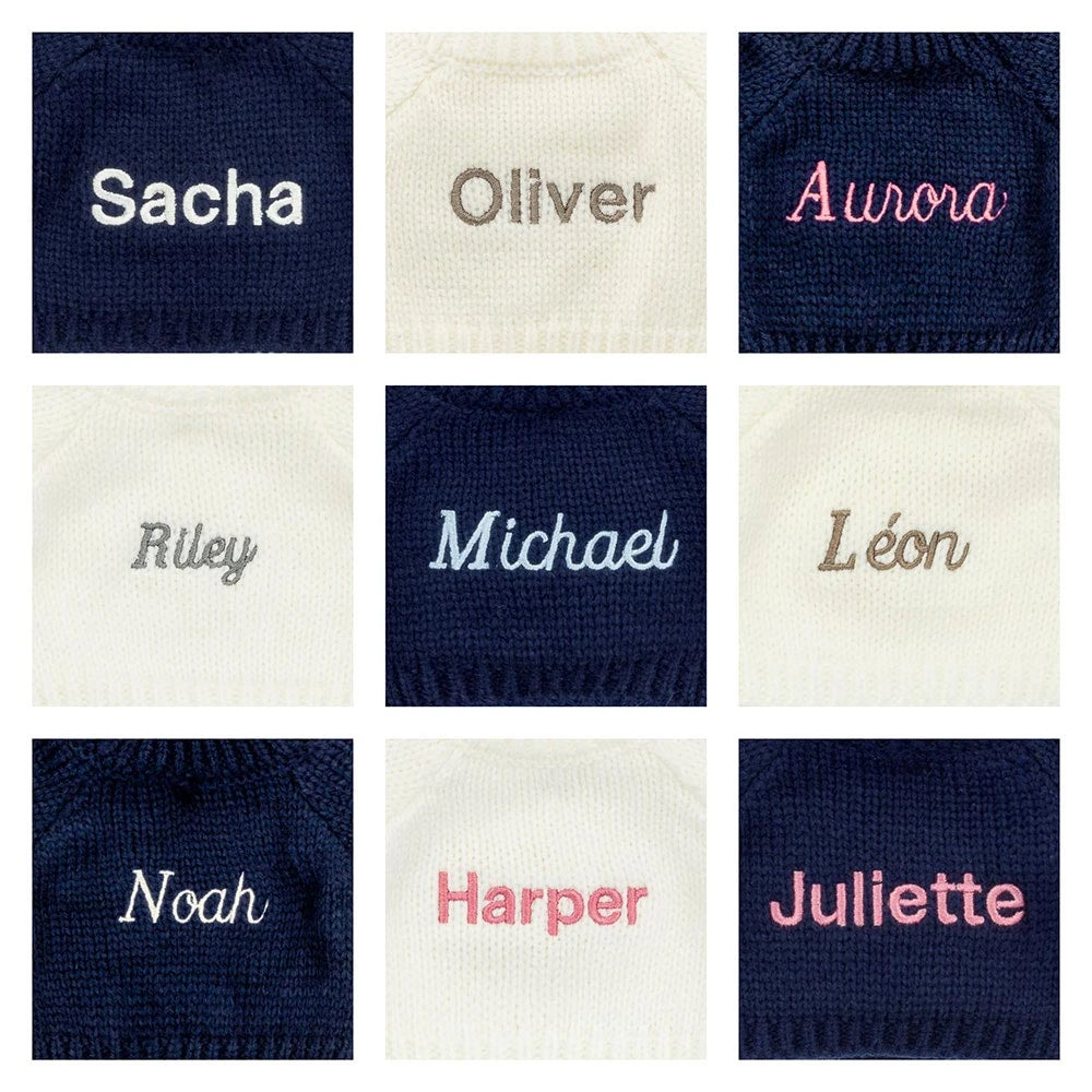 Bashful Luxe Puppy Orlando With Personalized Navy Jumper - US 7272