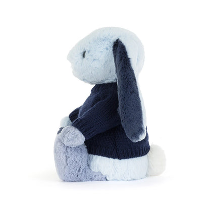 Puddlesea Bunny With Personalized Navy Jumper - US 1914