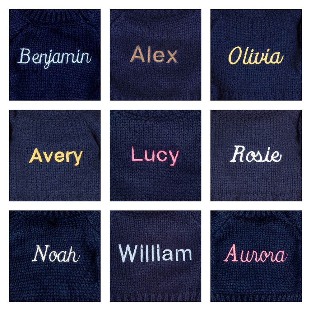 Bashful Luxe Bunny Scarlett With Personalized Navy Jumper - US 6050