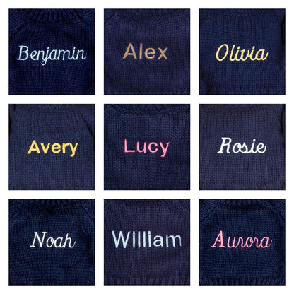 Bashful Luxe Bunny Scarlett With Personalized Navy Jumper - US 6050