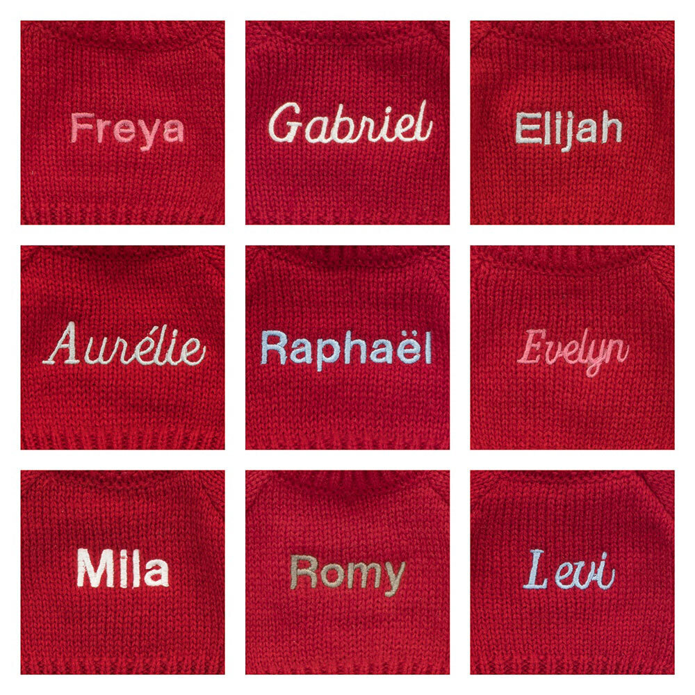 Bashful Blush Bunny With Personalized Red Jumper - US 8610