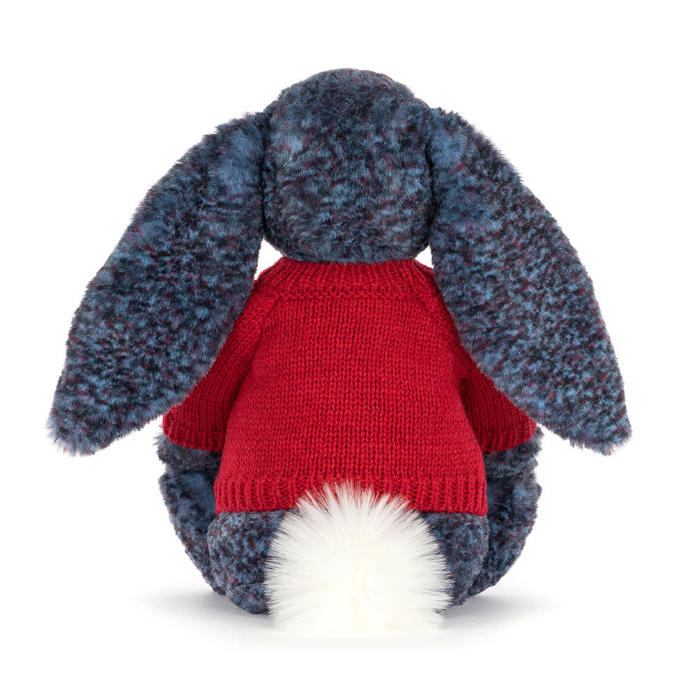 Hopscone Luxe Bunny With Personalized Red Jumper - US 1323