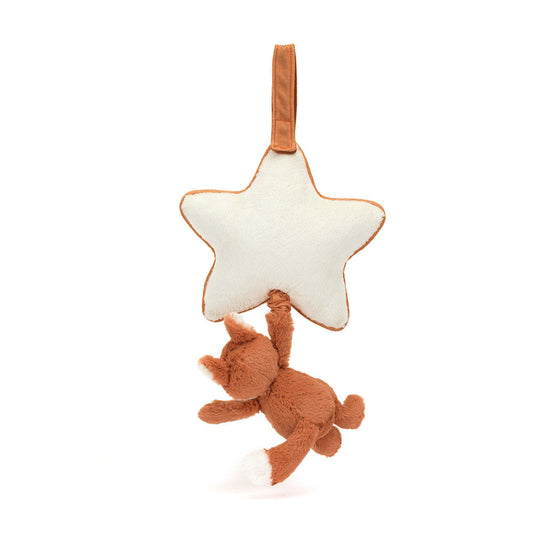 Bashful Fox Cub Musical Pull - US 3476