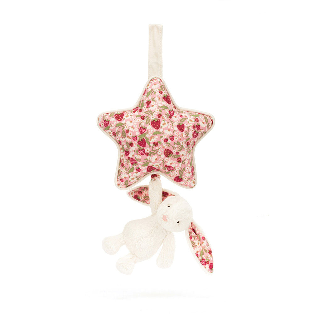 Blossom Cream Bunny 'Berry' Musical Pull - US 2717