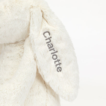 Personalized Bashful Cream Bunny Huge - US 6566