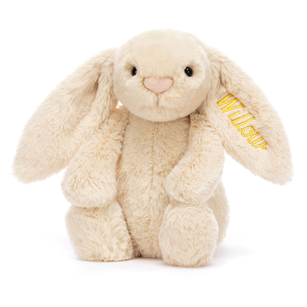 Personalized Bashful Luxe Bunny Willow Medium - US 7820