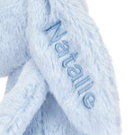 Personalized Bashful Blue Bunny Medium - US 8087
