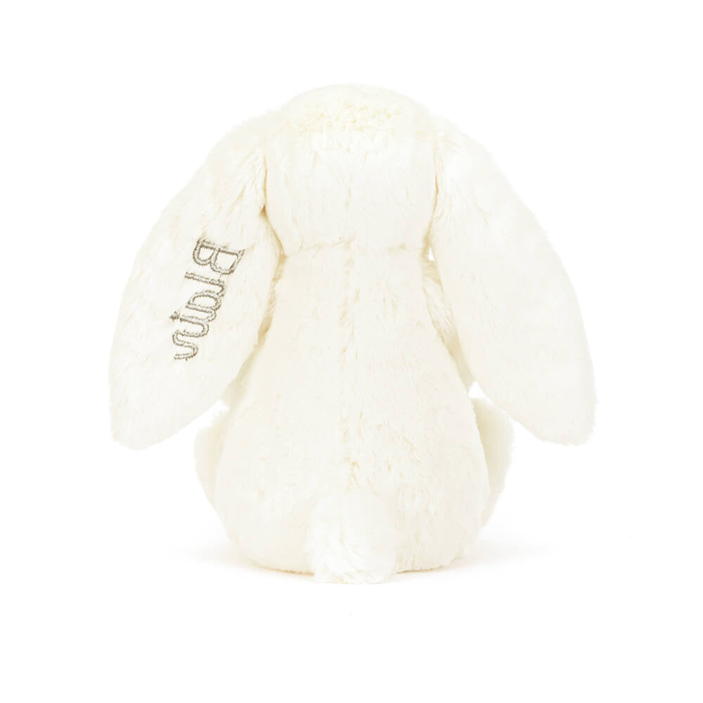 Personalized Cream Bunny With Plant - US 0491