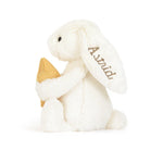 Personalized Cream Bunny With Star - US 9362