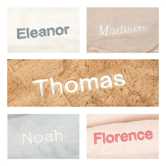 Personalized Bartholomew Bear Blankie - US 9432