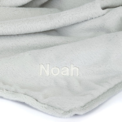 Personalized Bashful Silver Bunny Blankie - US 1865