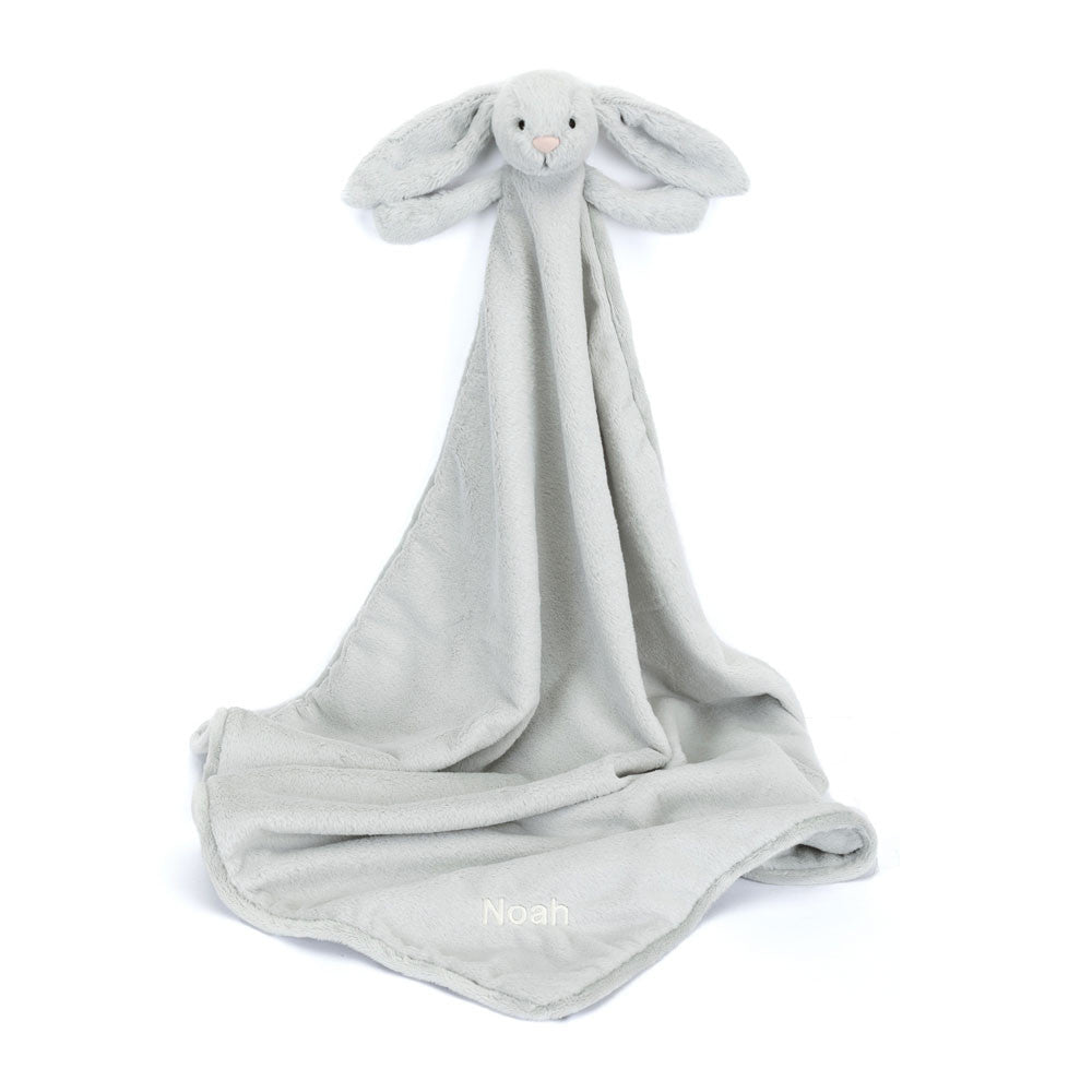 Personalized Bashful Silver Bunny Blankie - US 1865
