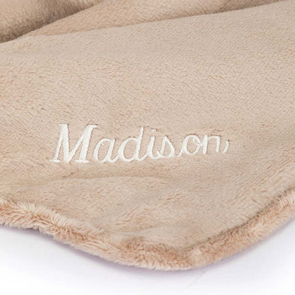 Personalized Bashful Beige Bunny Blankie - US 6352