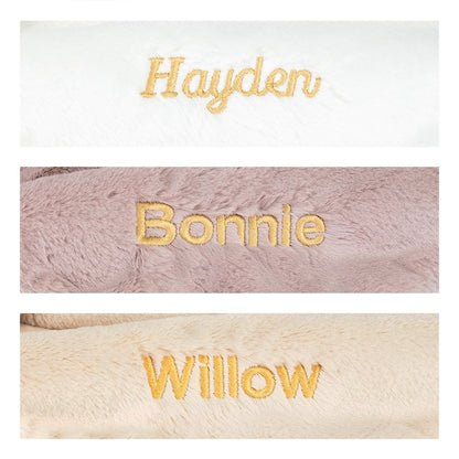 Personalized Bashful Luxe Bunny Luna Blankie - US 6234