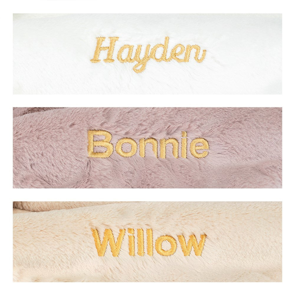 Personalized Bashful Luxe Bunny Willow Blankie - US 4059