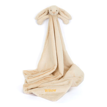 Personalized Bashful Luxe Bunny Willow Blankie - US 4059