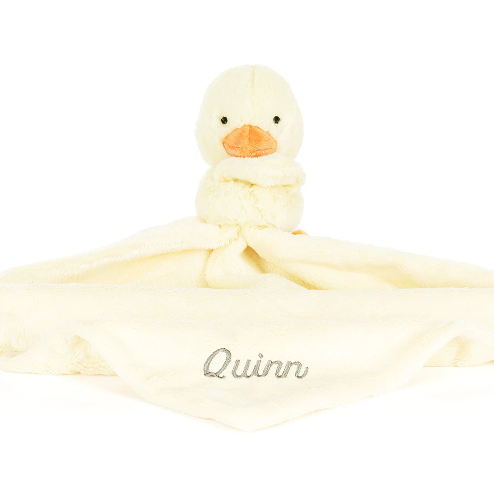 Personalized Bashful Duckling Soother - US 8135