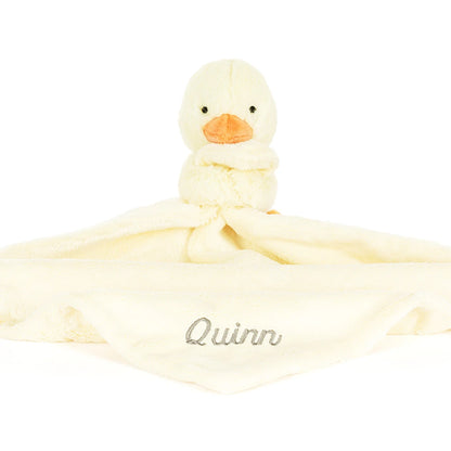 Personalized Bashful Duckling Soother - US 8135