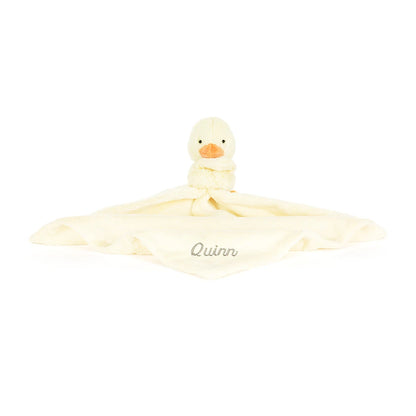Personalized Bashful Duckling Soother - US 8135